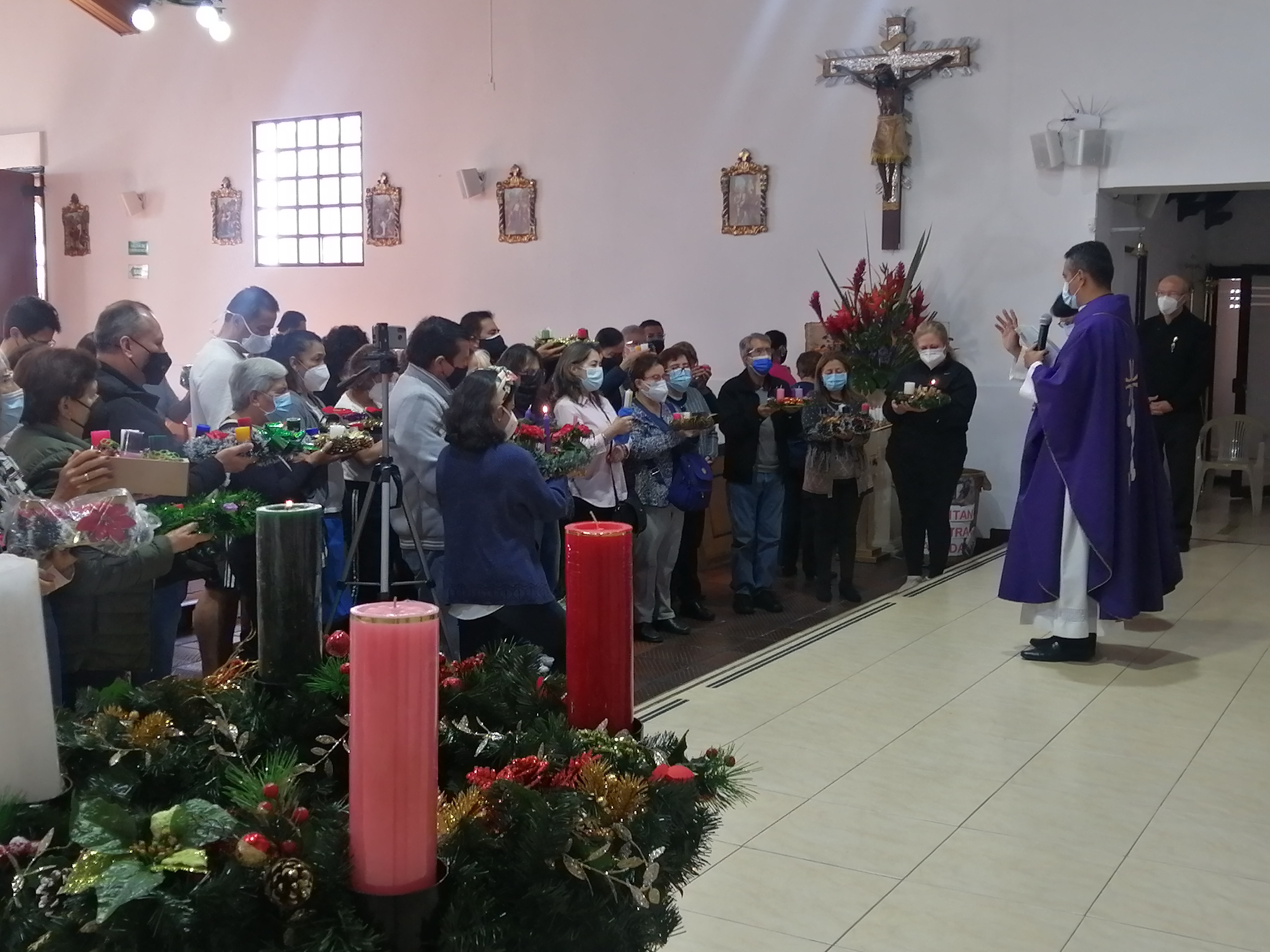 Bendiciones de coronas de adviento