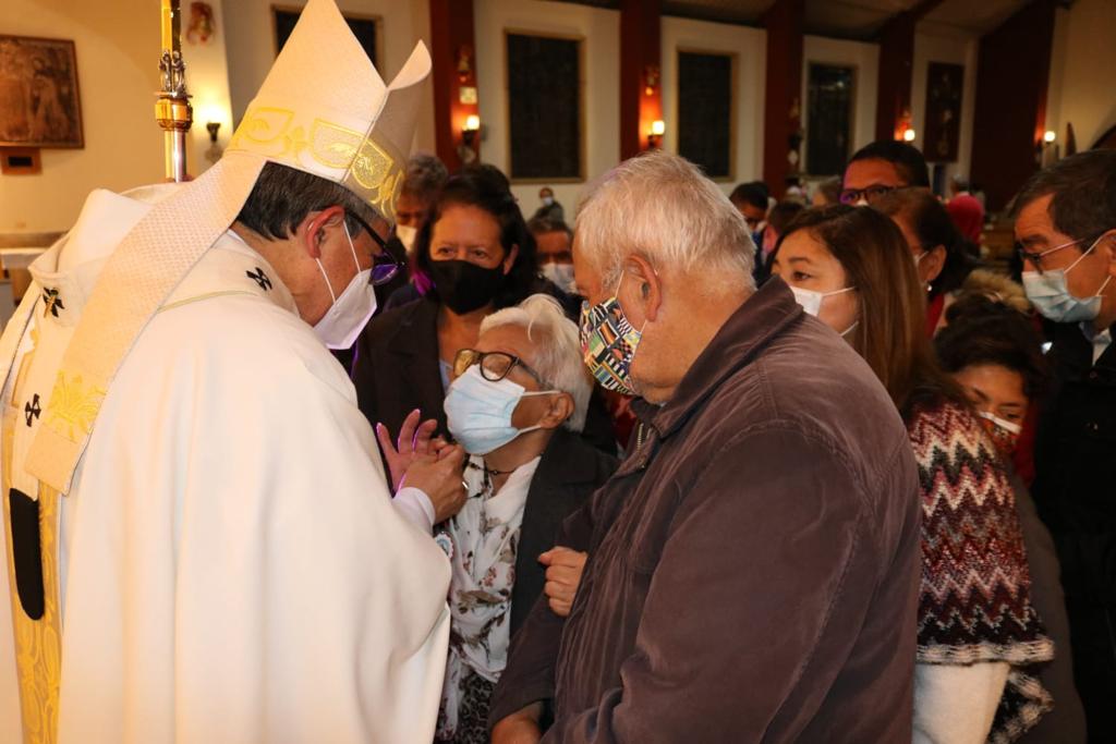 Visita Monseñor Luis José Rueda Aparicio.