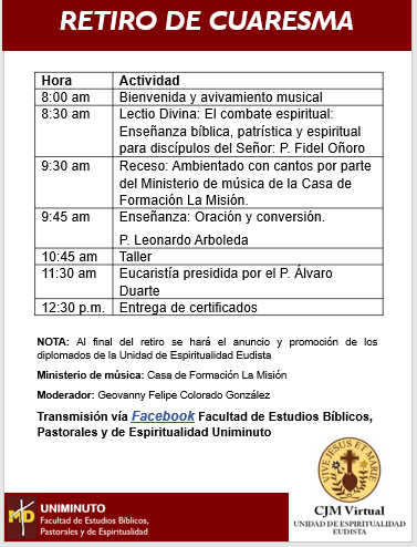 Agenda clausura diplomado