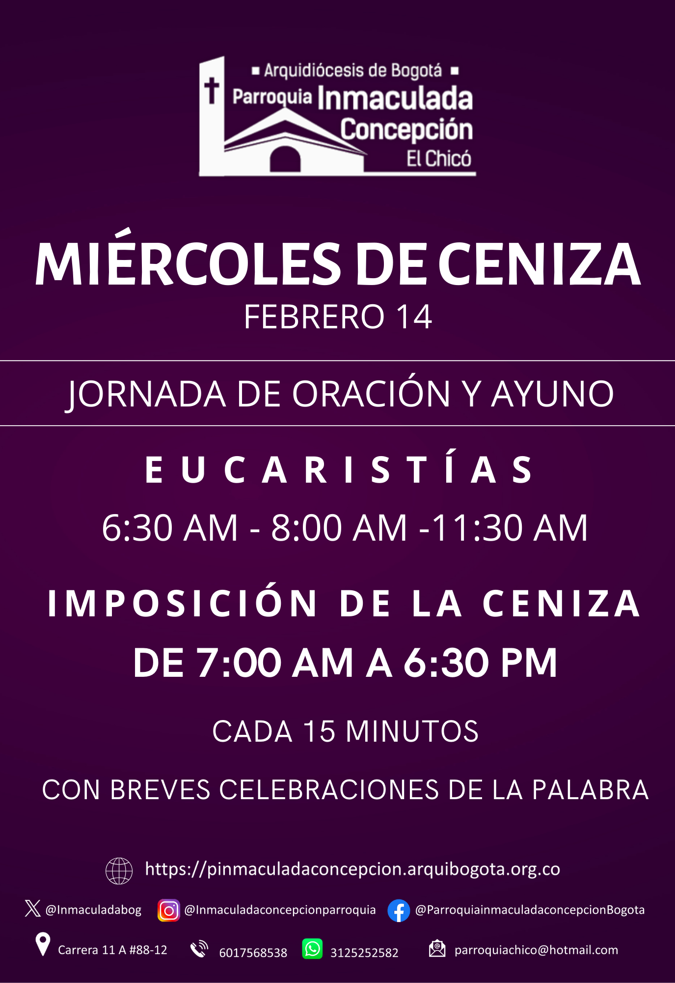 MIÉRCOLES DE CENIZA