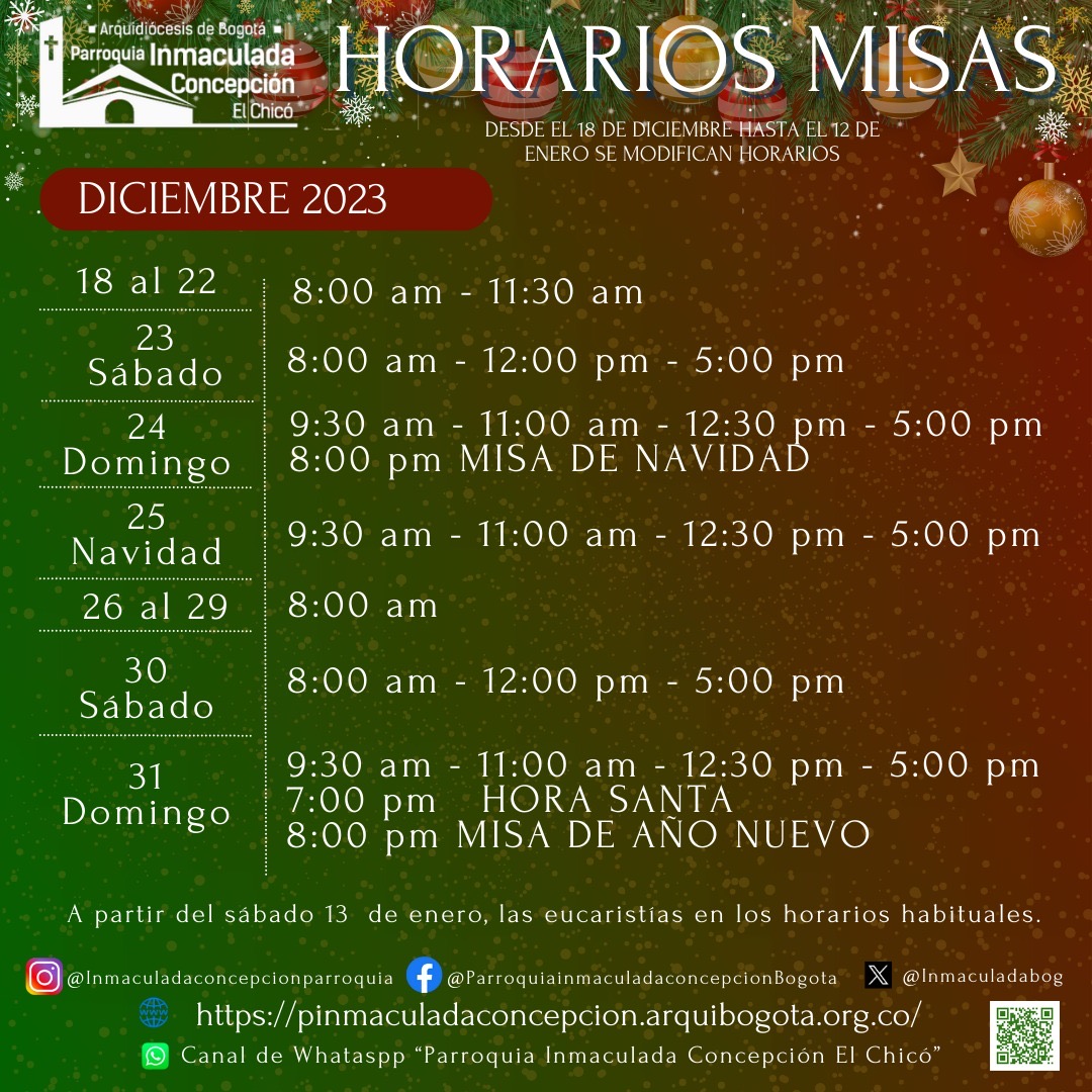 HORARIOS 2023 1