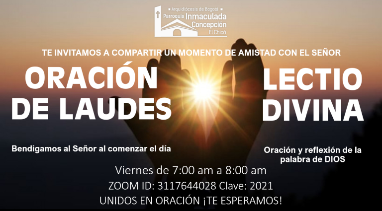 ORACIÓN DE LAUDES Y LECTIO DIVINA