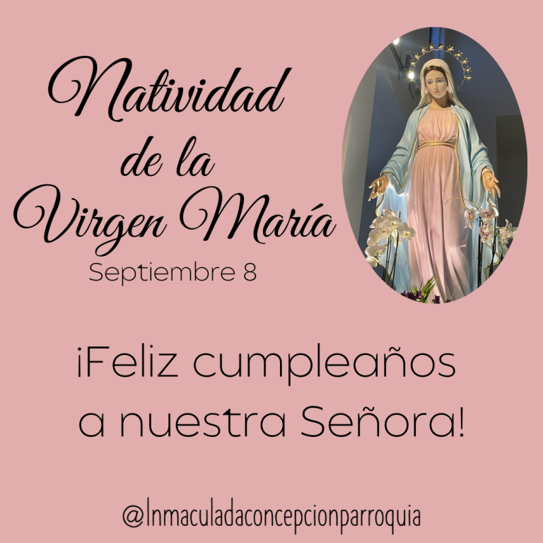 NATIVIDAD VIRGEN MARÍA